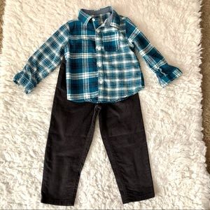 Toddler boy winter outfit, size 3T